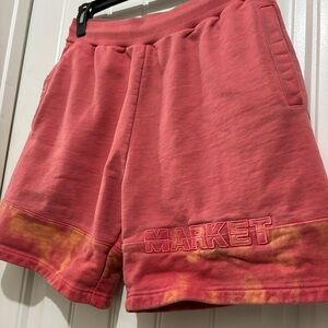 Market Studios | Mens Medium Orange Shorts